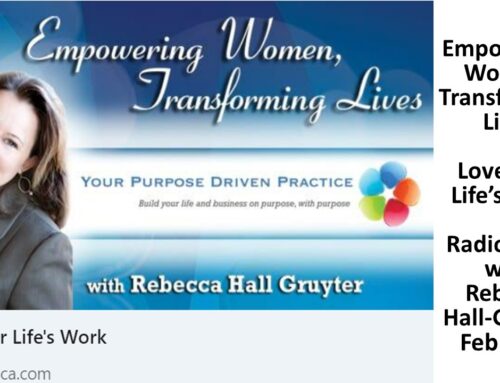 Radio Interview with Rebecca Gruyter Hall on Voice America